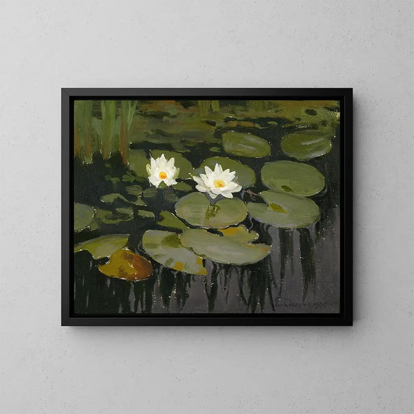 Nymphéas - Teodor Ziomek — quadro incorniciato alla parete