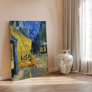 Terrasse du café le soir - Vincent Van Gogh | Reproduction Tableau Décoration murale affiche copie