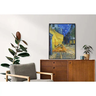 Terrasse du café le soir - Vincent Van Gogh | Reproduction Tableau Décoration murale affiche copie