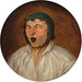 Testa di un uomo con la bocca aperta - Pieter Brueghel il Giovane — ambientato in un interno