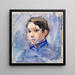 Tête d'un jeune garçon peut-être en uniforme - Clare Marsh — quadro incorniciato alla parete
