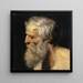 Tête d'un vieil homme - Ernst Stckelberg — quadro incorniciato alla parete
