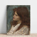 Riproduzione del dipinto Tête d'une fille - John William Waterhouse