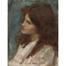 Riproduzione del dipinto Tête d'une fille - John William Waterhouse