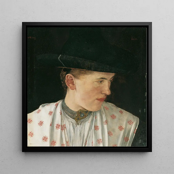 Tête d'une paysanne - Wilhelm Leibl