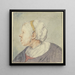 Tête de femme avec une petite coiffe - Cornelis Dusart — quadro incorniciato alla parete
