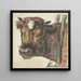 Tête de vache - Jan Kobell II — quadro incorniciato alla parete