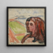 Tête par tête dans le paysage - Edvard Munch — quadro incorniciato alla parete