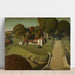 Riproduzione del dipinto The Birthplace of Herbert Hoover, West Branch, Iowa - Grant Wood