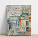 Riproduzione del dipinto The Building of the Winter Studio - Edvard Munch