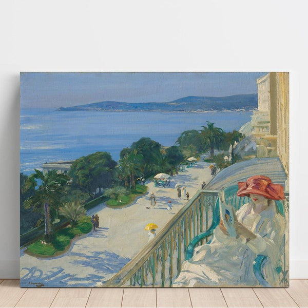 Riproduzione del dipinto The Terrace, Cap d’Ail di Sir John Lavery