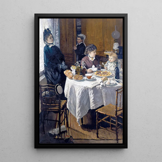 Il pranzo - Claude Monet | Stampa d'arte Quadro Decorazione murale poster copia