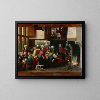 The Brunswick Monogrammist - A Brothel Scene.webp