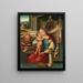 La Sainte Famille - Il Maestro della Madeleine Mansi — quadro incorniciato alla parete