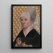 Portrait d'une femme - Le Maître de la Sainte Parenté — quadro incorniciato alla parete