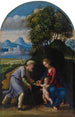 La Sainte Famille - Le Maître des Douze Apôtres — vista dell’opera