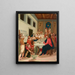 Le Nozze di Cana - Il Monogrammista — quadro incorniciato alla parete