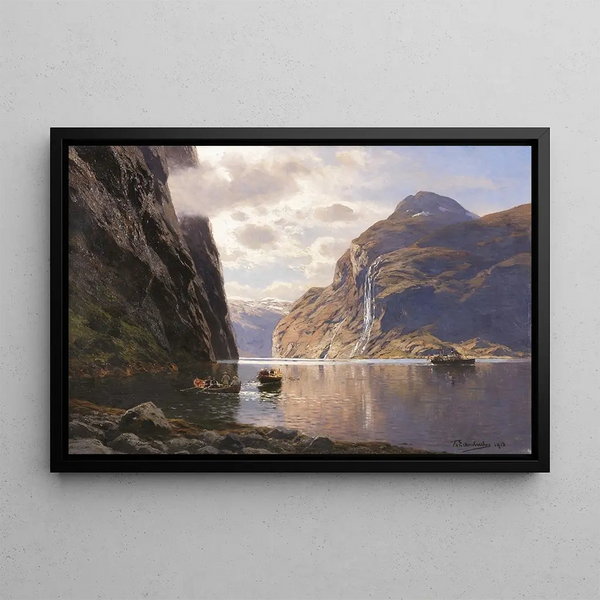 Themistokles Von Eckenbrecher - Die sieben Schwestern am Geirangerfjord.webp