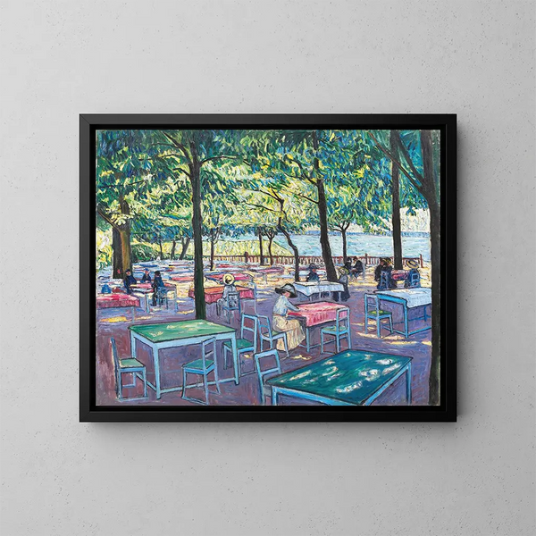 Auberge de Baumgartenbrück - Theo Von Brockhusen — quadro incorniciato alla parete
