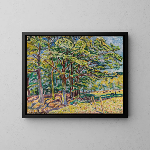 Quercie - Theo Von Brockhusen — quadro incorniciato alla parete