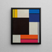 Composition XXI - Theo van Doesburg — quadro incorniciato alla parete