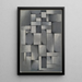Composition en gris Ragtime - Theo van Doesburg — quadro incorniciato alla parete
