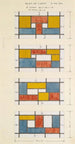 Progetto per una vetrata - Theo van Doesburg — vista dell’opera