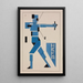 Progetto di poster - Theo van Doesburg — quadro incorniciato alla parete