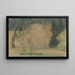 Vista in un giardino o parco - Theo van Hoytema — quadro incorniciato alla parete