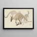 Kangourous - Theo van Hoytema — quadro incorniciato alla parete