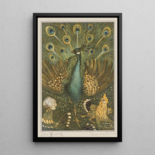 Theo van Hoytema - Pauw met kippen.webp