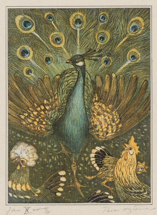 Theo van Hoytema - Pauw met kippen.webp