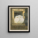 Colombes bianche alla finestra - Theo van Hoytema — quadro incorniciato alla parete
