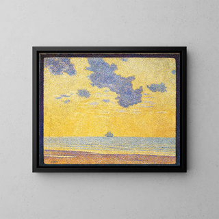 Grandi nuvole - Theo van Rysselberghe — quadro incorniciato alla parete