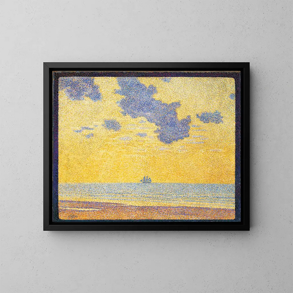 Grandi nuvole - Theo van Rysselberghe — quadro incorniciato alla parete