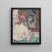 Donna allo specchio - Theo van Rysselberghe — quadro incorniciato alla parete