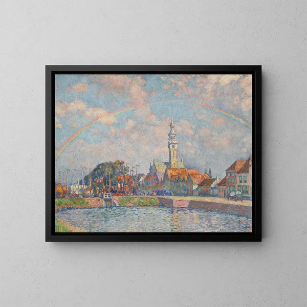 L'Arc-en-ciel - Theo van Rysselberghe — quadro incorniciato alla parete