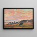 La Baie au soleil couchant, Saint-Clair - Theo van Rysselberghe — quadro incorniciato alla parete
