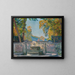 La Fontaine - Theo van Rysselberghe — quadro incorniciato alla parete