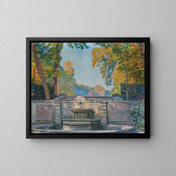La Fontaine - Theo van Rysselberghe — quadro incorniciato alla parete