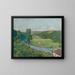 La valle della Sambre - Theo van Rysselberghe — quadro incorniciato alla parete