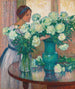 Le Peonie bianche - Theo van Rysselberghe — vista dell’opera