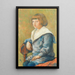 Portrait d'enfant - Theo van Rysselberghe — quadro incorniciato alla parete