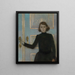 Ritratto di Marguerite van Mons - Theo van Rysselberghe — quadro incorniciato alla parete