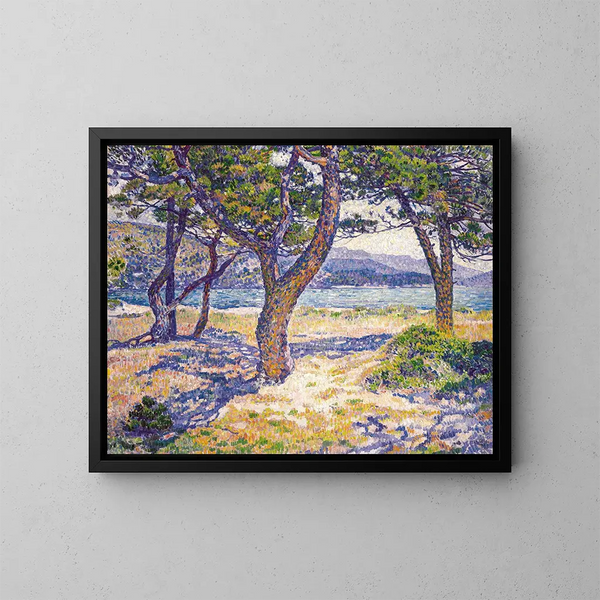 La Méditerranée à Le Lavandou - Theo van Rysselberghe — quadro incorniciato alla parete