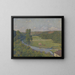 La valle della Sambre - Theo van Rysselberghe — quadro incorniciato alla parete