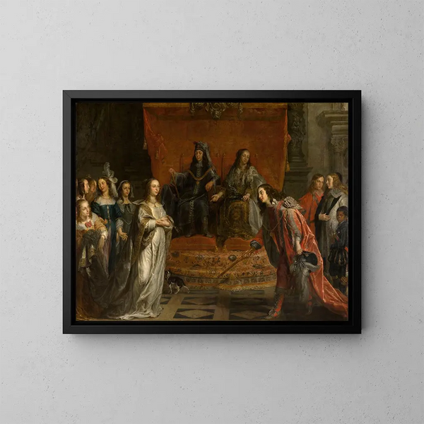 L'Envoyé - Theodoor Boeyermans — quadro incorniciato alla parete