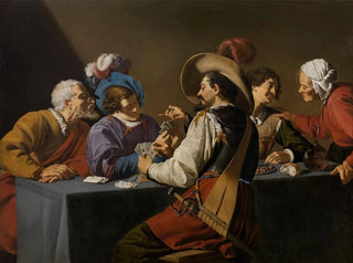 I giocatori di carte - Theodoor Rombouts — vista dell’opera