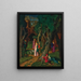 Le Décaméron Il Giardino della Villa - Theodor Baierl — quadro incorniciato alla parete