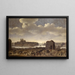 Il molo e il ponte di Tournelle verso il 1646 - Theodor Dirck Matham — quadro incorniciato alla parete
